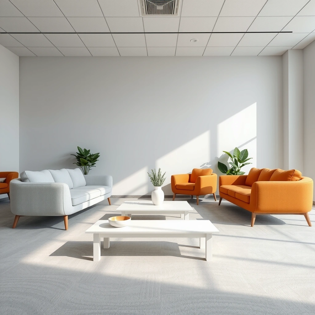 Comfortable lounge area with sofas and informal meeting space